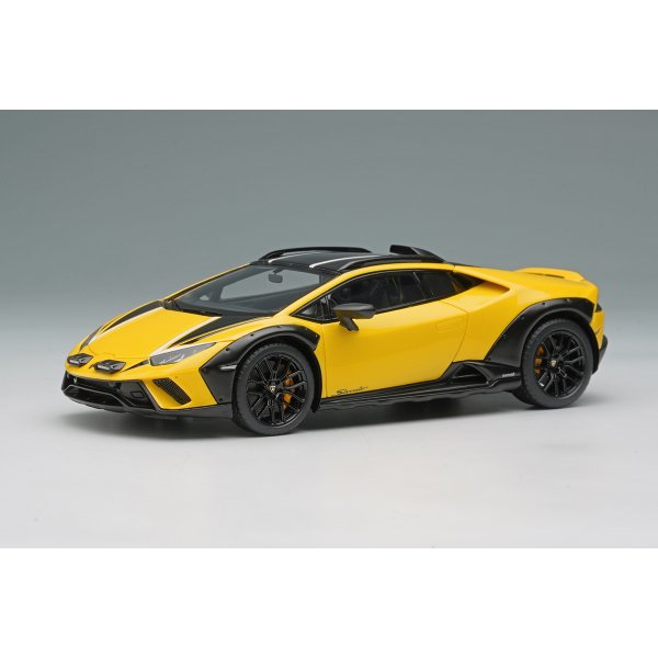画像2: EIDOLON 1/43 Lamborghini Huracan Sterrato 2024 Giallo Inti / White Black Stripe Limited 60 pcs.