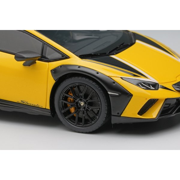 画像6: EIDOLON 1/43 Lamborghini Huracan Sterrato 2024 Giallo Inti / White Black Stripe Limited 60 pcs.