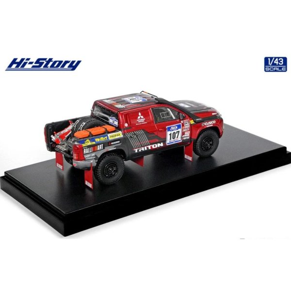 画像3: Hi Story 1/43 MITSUBISHI TRITON Asia Cross Country Rally 2024 (Short Body) No. 107
