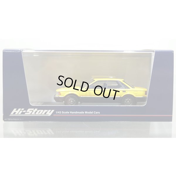 画像1: Hi Story 1/43 NISSAN BLUEBIRD 4DOOR HARDTOP TURBO SSS-S (1983) Yellow Two-Tone