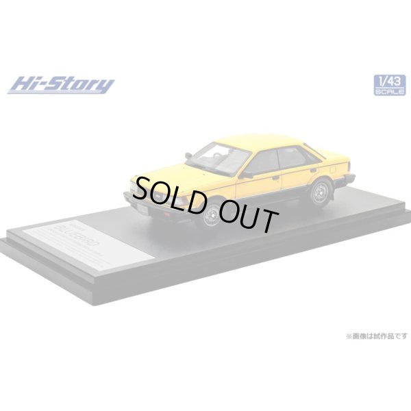 画像2: Hi Story 1/43 NISSAN BLUEBIRD 4DOOR HARDTOP TURBO SSS-S (1983) Yellow Two-Tone