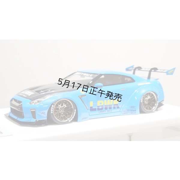 画像2: EIDOLON 1/43 LB WORKS GT-R Type 1.5 (LB-Silhouette GT Wing) Azzurro Pear Limited 32 pcs.