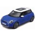画像1: Maisto 1/24 Mini Cooper SE (JO1) Blue/White (1)