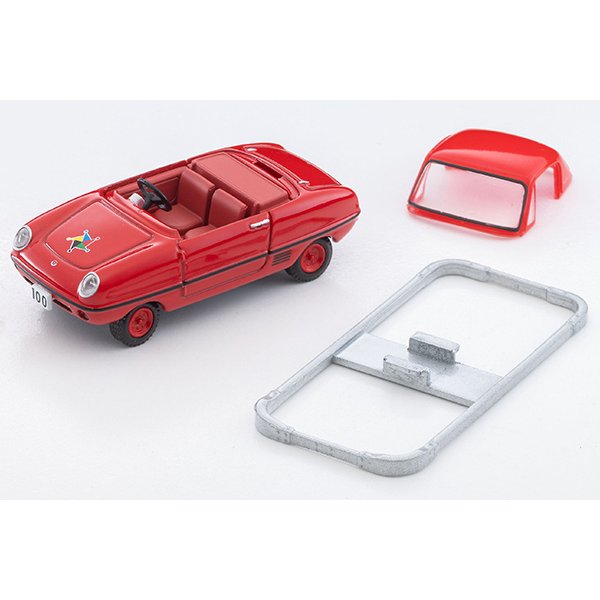 画像9: TOMYTEC 1/64 Limited Vintage こどもの国×TLV Datsun Baby Restored Car (Red) with Figure