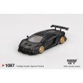 MINI GT 1/64 LB★WORKS Lamborghini Aventador Limited Edition Matte Black (RHD)