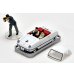 画像1: TOMYTEC 1/64 Limited Vintage こどもの国×TLV Kuni x TLV Datsun Baby No. 6 (White) with Figure (1)