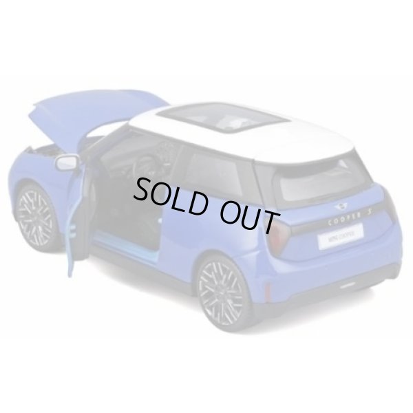 画像3: Maisto 1/24 Mini Cooper SE (JO1) Blue/White
