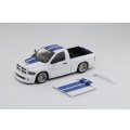 SHOOM64 MODEL 1/64 Dodge RAM SRT-10 White