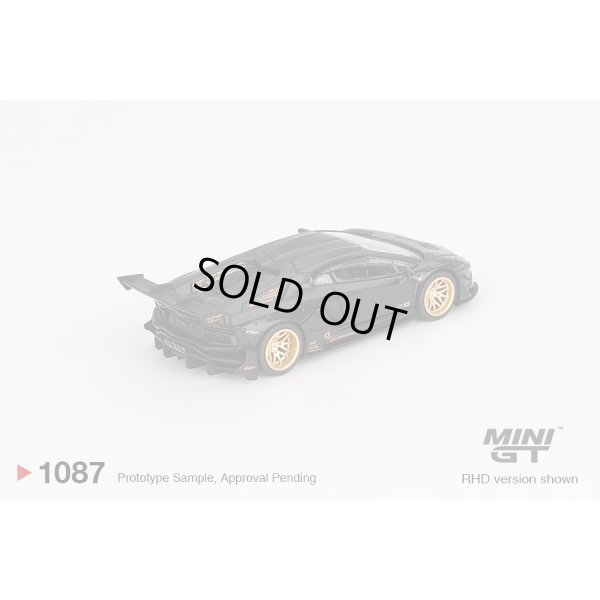 画像2: MINI GT 1/64 LB★WORKS Lamborghini Aventador Limited Edition Matte Black (LHD)