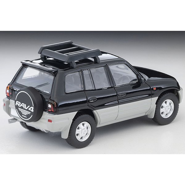 画像2: TOMYTEC 1/64 Limited Vintage NEO Toyota RAV4 J V Extra Two-Tone Package (Black/Silver) 1996