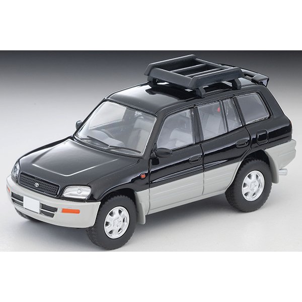 画像1: TOMYTEC 1/64 Limited Vintage NEO Toyota RAV4 J V Extra Two-Tone Package (Black/Silver) 1996