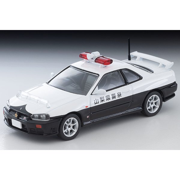 画像1: TOMYTEC 1/64 Limited Vintage NEO Nissan Skyline 2-Door Sports Coupe 25GT TURBO Patrol Car (山梨県警察)
