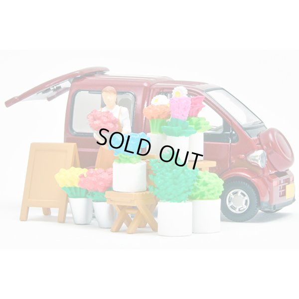 画像4: TOMYTEC 1/64 Diorama Collection #CarSnap 17b Flower Shop 2 (with Daihatsu Midget II Cargo)