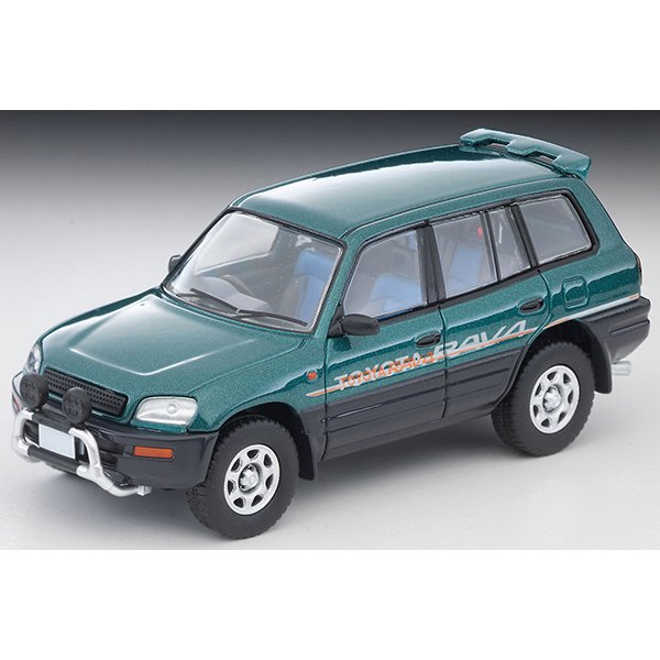 画像1: TOMYTEC 1/64 Limited Vintage NEO Toyota RAV4J V (Green/Gray) 1995