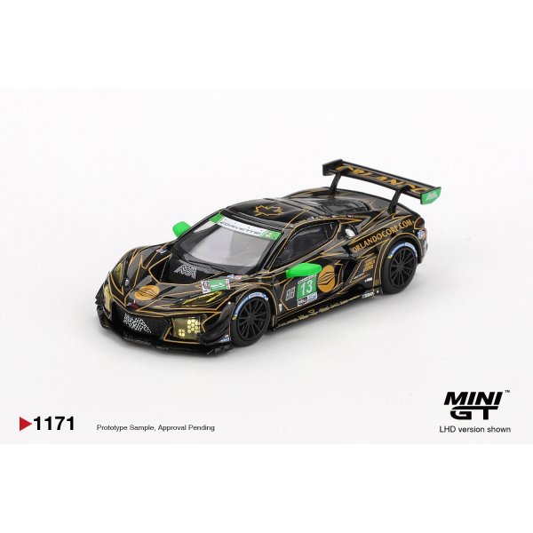 画像1: MINI GT 1/64 Chevrolet Corvette Z06 GT3.R IMSA Daytona 24 Hours 2025 #13 AWA