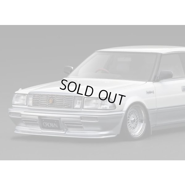 画像4: ignition model 1/18 TOYOTA CROWN Royal Saloon G (130) Pearl White/Silver