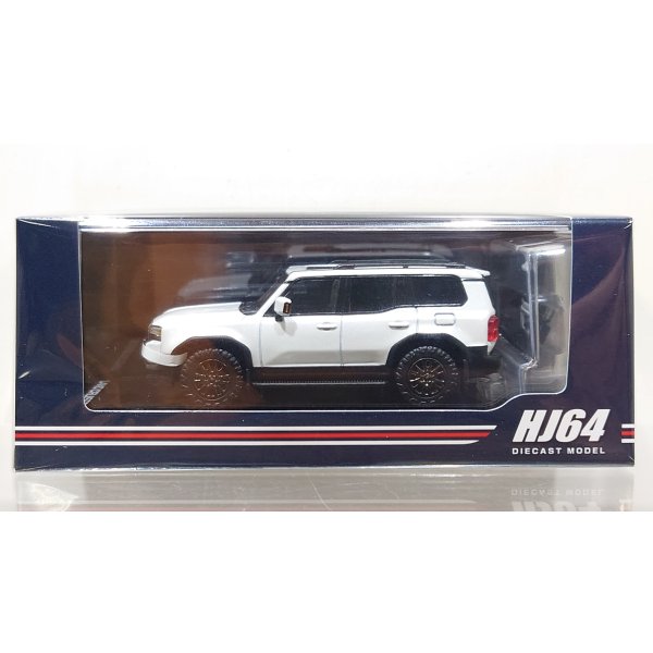 画像1: Hobby Japan 1/64 Toyota Land Cruiser 250 VX Gasoline Engine (RHD) Platinum White Pearl Mica
