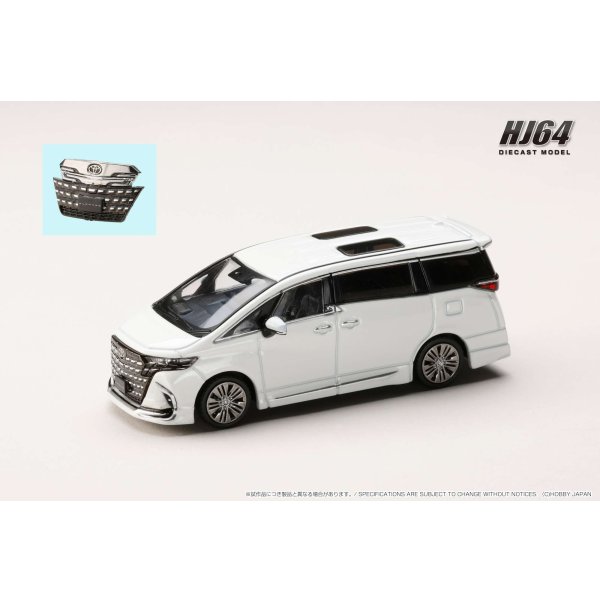 画像2: Hobby Japan 1/64 Toyota Alphard Z (H40W) / Genuine Option Platinum White Pearl Mica