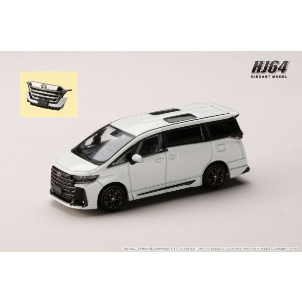画像2: Hobby Japan 1/64 Toyota Vellfire Z Premier Hybrid (H40W) / Genuine Option Platinum White Pearl Mica