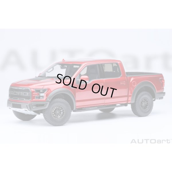 画像1: AUTOart 1/18 Ford F-150 Raptor Supercrew 2019 (Metallic Red)