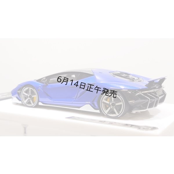 画像4: EIDOLON 1/43 Lamborghini Centenario LP770-4 2016 Rear Wing up Lobellia Blue Limited 32 pcs.