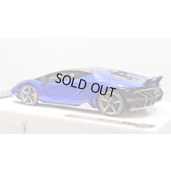 画像3: EIDOLON 1/43 Lamborghini Centenario LP770-4 2016 Rear Wing up Lobellia Blue Limited 32 pcs.