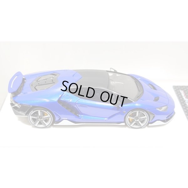 画像8: EIDOLON 1/43 Lamborghini Centenario LP770-4 2016 Rear Wing up Lobellia Blue Limited 32 pcs.