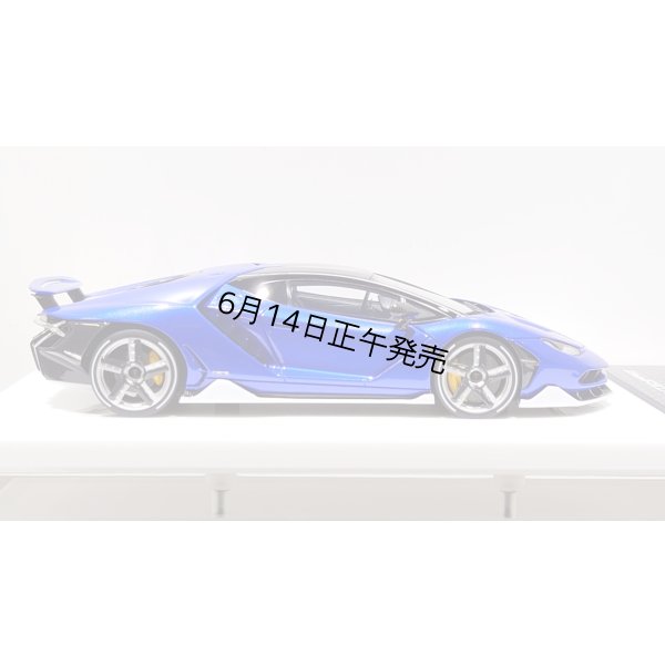 画像7: EIDOLON 1/43 Lamborghini Centenario LP770-4 2016 Rear Wing up Lobellia Blue Limited 32 pcs.