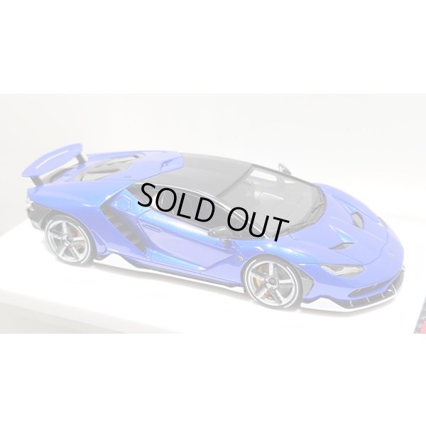 画像11: EIDOLON 1/43 Lamborghini Centenario LP770-4 2016 Rear Wing up Lobellia Blue Limited 32 pcs.