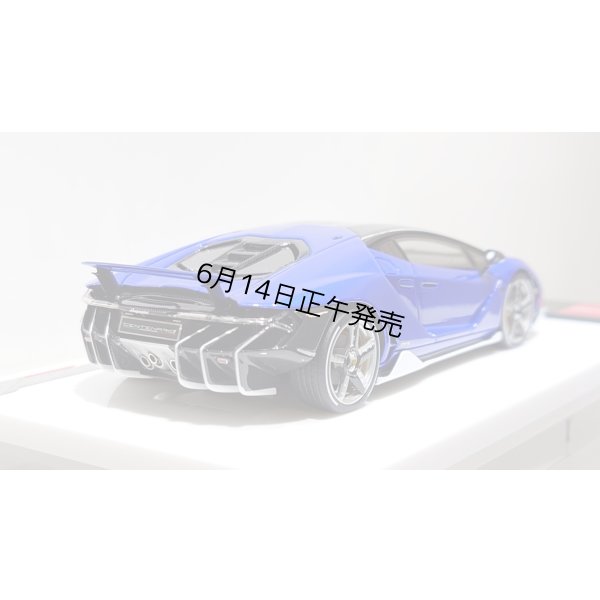 画像11: EIDOLON 1/43 Lamborghini Centenario LP770-4 2016 Rear Wing up Lobellia Blue Limited 32 pcs.