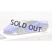 EIDOLON 1/43 Lamborghini Centenario LP770-4 2016 Rear Wing up Lobellia Blue Limited 32 pcs.