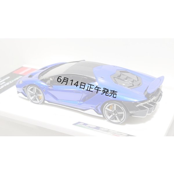 画像13: EIDOLON 1/43 Lamborghini Centenario LP770-4 2016 Rear Wing up Lobellia Blue Limited 32 pcs.