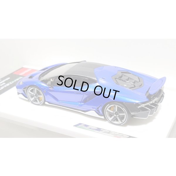 画像12: EIDOLON 1/43 Lamborghini Centenario LP770-4 2016 Rear Wing up Lobellia Blue Limited 32 pcs.