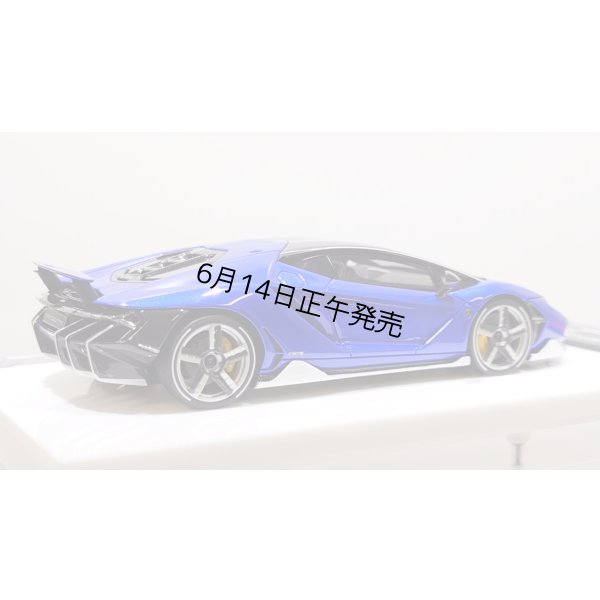 画像8: EIDOLON 1/43 Lamborghini Centenario LP770-4 2016 Rear Wing up Lobellia Blue Limited 32 pcs.