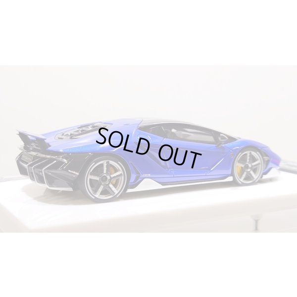 画像7: EIDOLON 1/43 Lamborghini Centenario LP770-4 2016 Rear Wing up Lobellia Blue Limited 32 pcs.