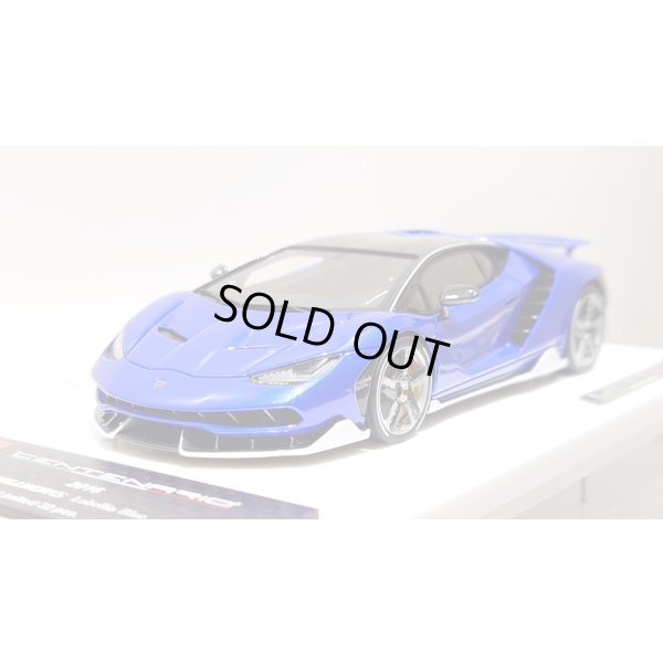 画像9: EIDOLON 1/43 Lamborghini Centenario LP770-4 2016 Rear Wing up Lobellia Blue Limited 32 pcs.
