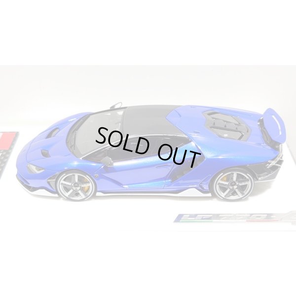 画像4: EIDOLON 1/43 Lamborghini Centenario LP770-4 2016 Rear Wing up Lobellia Blue Limited 32 pcs.