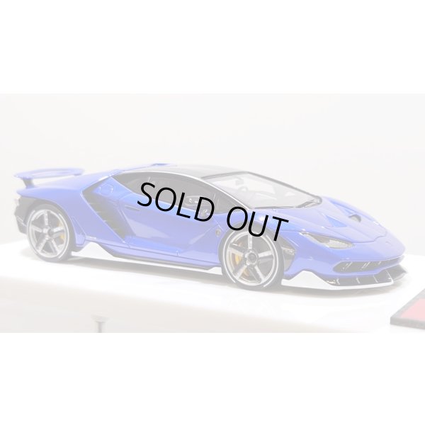 画像5: EIDOLON 1/43 Lamborghini Centenario LP770-4 2016 Rear Wing up Lobellia Blue Limited 32 pcs.