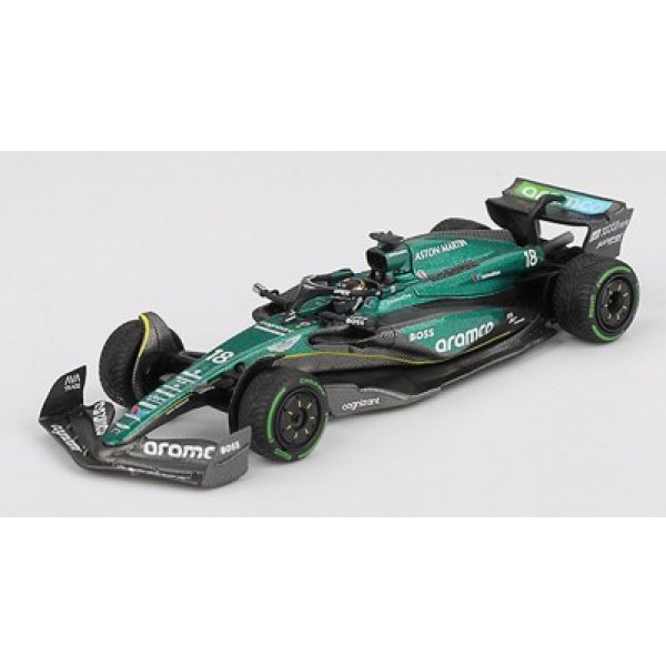 画像1: MINI GT 1/64 Aston Martin AMR24 F1 2024 #18 Canadian Grand Prix Lance Stroll