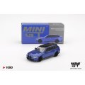 MINI GT 1/64 BMW M3 Competition Touring Portimao Blue Metallic (LHD)