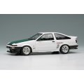 EIDOLON 1/43 Toyota Sprinter Trueno (AE86) (3-Door) Tk-Street Ver. White (Green Carbon Hood)