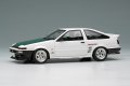 EIDOLON 1/43 Toyota Sprinter Trueno (AE86) (3-Door) Tk-Street Ver. White (Green Carbon Hood)