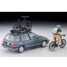 画像2: TOMYTEC 1/64 Limited Vintage NEO Honda Civic Shuttle RT X (Blue) 1990 with Figure and Mountain Bike (2)