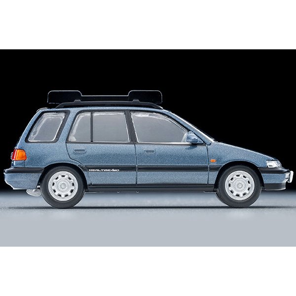 画像6: TOMYTEC 1/64 Limited Vintage NEO Honda Civic Shuttle RT X (Blue) 1990 with Figure and Mountain Bike