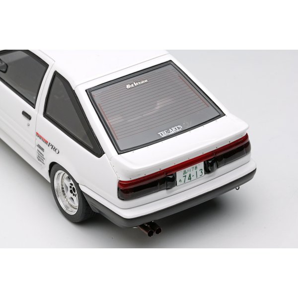 画像7: EIDOLON 1/43 Toyota Sprinter Trueno (AE86) (3-Door) Tk-Street Ver. White (Green Carbon Hood)