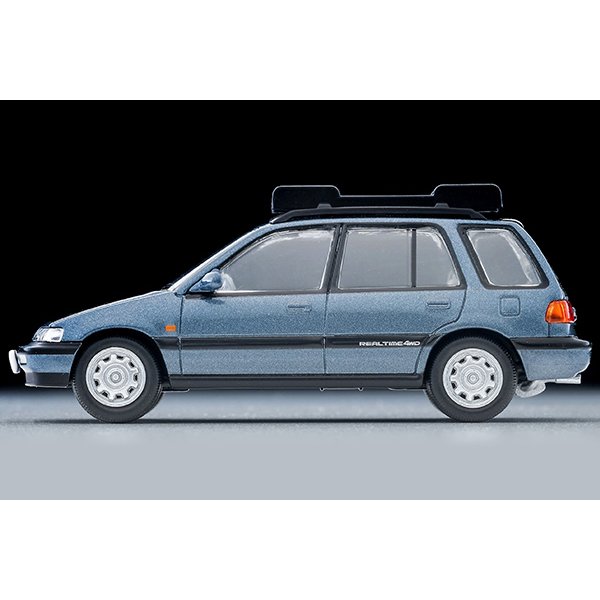 画像5: TOMYTEC 1/64 Limited Vintage NEO Honda Civic Shuttle RT X (Blue) 1990 with Figure and Mountain Bike