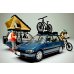 画像10: TOMYTEC 1/64 Limited Vintage NEO Honda Civic Shuttle RT X (Blue) 1990 with Figure and Mountain Bike (10)