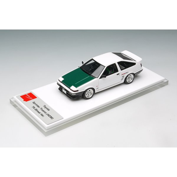 画像14: EIDOLON 1/43 Toyota Sprinter Trueno (AE86) (3-Door) Tk-Street Ver. White (Green Carbon Hood)