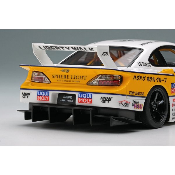 画像11: EIDOLON 1/43 LB-Super Silhouette S15 SILVIA White / Yellow Stripe Limited 200 pcs.