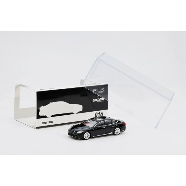 画像1: Gaincorp Products x enchery 1/64 Lexus LS500 (Black) -LHD-